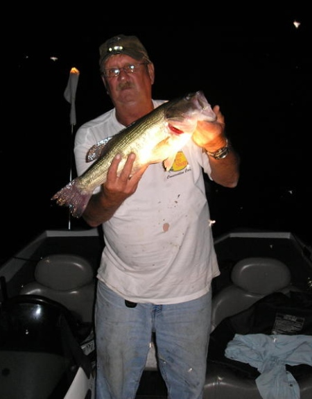 Bass Fishing Night Time